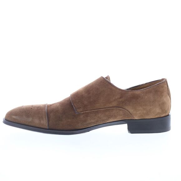 Pastori by Di Bianco Mens Romulus Suede Brown Shoes (NWT)